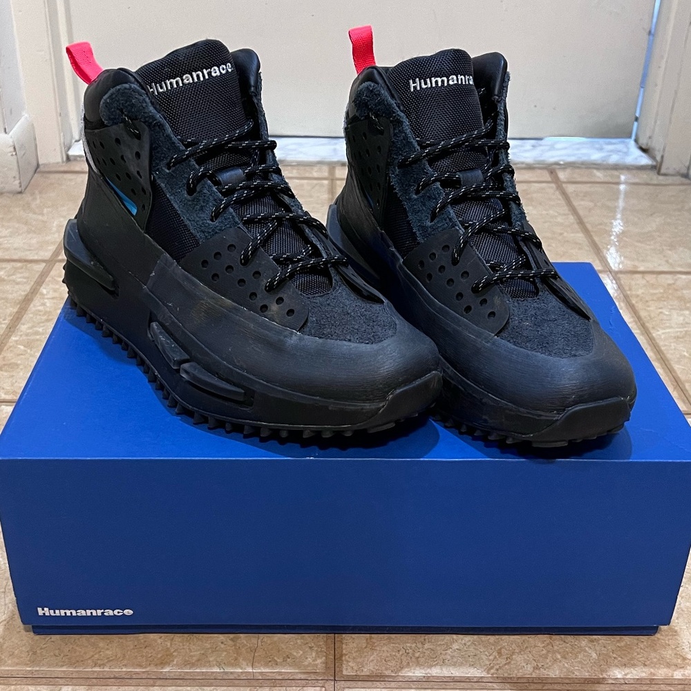 Adidas Humanrace HU NMD S1 RYAT Pharrell Black- Mens Sneaker Size 11 US